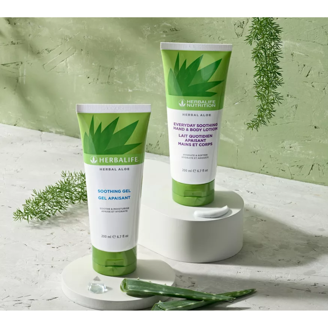 Hand & body cream + soothing gel Aloe