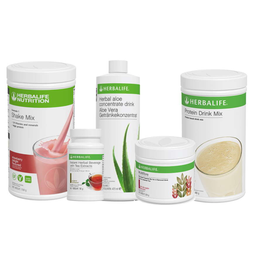 Herbalife Advanced Pack – Shake, Tea, Aloe, Multifibre, Protein Drink Mix