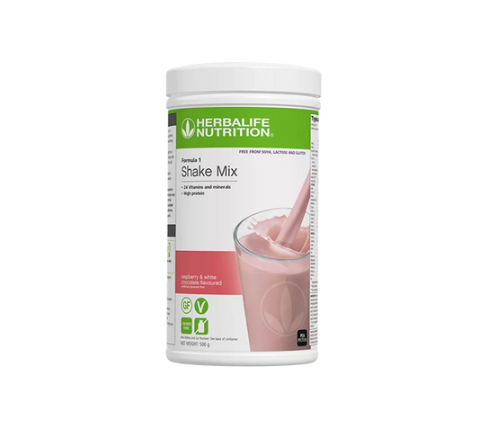 Formula 1 Shake Raspberry and White Chocolate Free from Gluten, Lactose & Soy